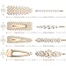 20Pcs Pearl Hair Clips Cute Acrylic Resin Hair Barrettes for Women Girls,Fashion Geometric Alligator Hair Pins Accessories for Valentines Day Birthday Wedding Party Headwear Styling Tools