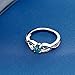 0.55 Ct Oval London Blue Topaz 925 Sterling Silver Women's Ring (Ring Size 7)