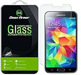 [2-Pack] Samsung Galaxy S5 Screen Protector, Dmax Armor [Tempered Glass] 0.3mm 9H Hardness, Anti-Scratch, Anti-Fingerprint, Bubble Free, Ultra-clear