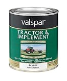 Valspar 4432-14 Gloss White Tractor and Implement Paint - 1 Quart