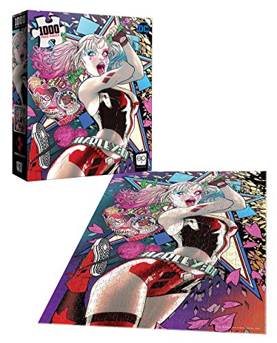 USAopoly USOPZ010533 DC Comics Super Heroes Harley Quinn Die Laughing 1,000 Piece Puzzle – Bild 3