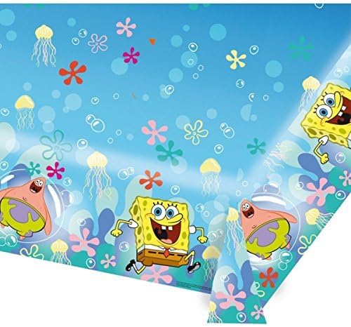Spongebob Birthday Party Tableware 2015 Range Decoration Items (Plastic Table Cover (997777)) by GBP INTERNATIONAL