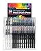 30 Watercolor Brush Pens Combo Pack, 28 Colors 2 Water Brushes, Flexible Real Nylon Brush Tips, for Watercolor Painting Calligraphy Coloring, Beginner or Artist, Portable, Low Mess