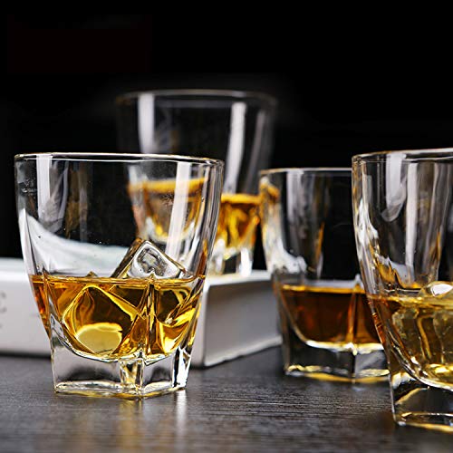 QAPPDA Rocks Cocktailgläser, 313 ml, klares Trinkglas, Whiskygläser, altmodische Gläser, Bourbon-Gläser, Schnapsglas… – Bild 7
