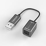 Cubilux USB A to TOSLINK Optical Audio Adapter, Unidirectional USB Type A to SPDIF Digital Converter Compatible with Windows