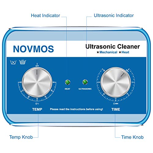 Ultrasonic Cleaner NOVMOS 6L Ultrasonic Vinyl Record Cleaner