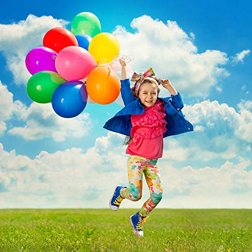 Baobë Balloons Assorted Color 12 Inch 100Pcs Latex Balloon Birthday Party Decoration Supplies - Thumbnail 5