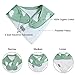 8-Pack Baby Bandana Bibs Upsimples Drool Bibs for Baby Drooling and Teething,with 4 Straps for Teething Toys,Baby Shower Gift Set