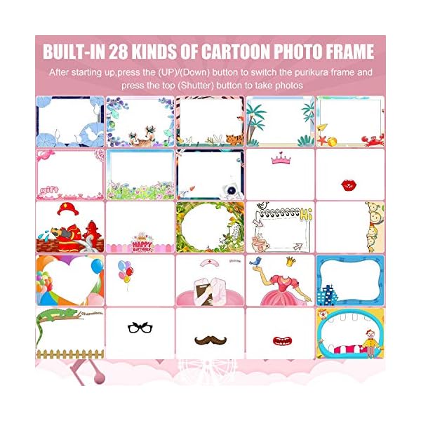 Kids Camera for 3-12 Year Old Girls, Digital Camera Girls Toys 2 inch for Children with 32GB SD Card Birthday Christmas…