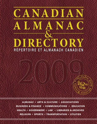 D0wnl0ad Canadian Almanac Directory, 2009<br />WORD