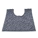 Vdomus Contour Bath Rug, Soft Shaggy U-Shaped Toilet Floor Mat Bathroom Carpet, 19 X 19 inches - Grey