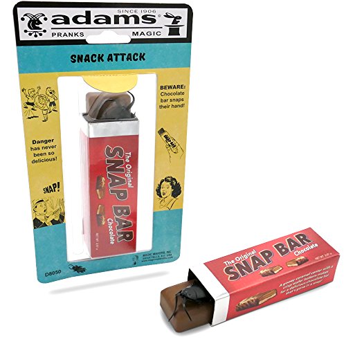 Magic Makers Adams Pranks and Magic - Snack Attack Gag Toy - The Original Snap Bar