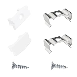 ITROLLE 24PCS Led Channel Metal Mounting Clips Led