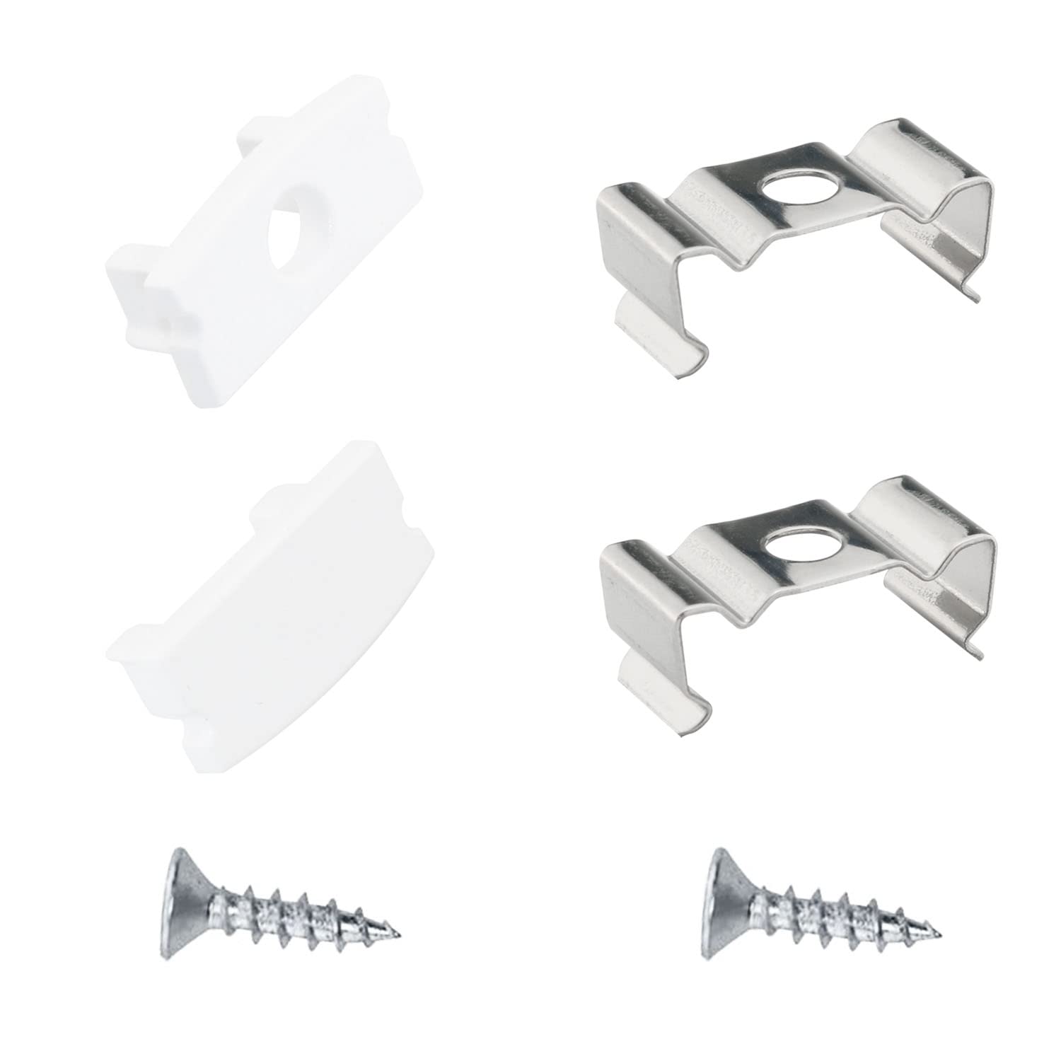 ITROLLE 24PCS Led Channel Metal Mounting Clips Led