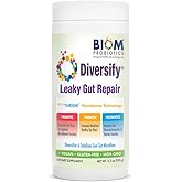 Diversify® Total Gut Health Human Milk Oligosaccharides with prebiotics + Resistant Starch. Precision Probiotic Formula to Help with Leaky Gut. Vegan, Non-GMO Gluten-Free (1 Unit)