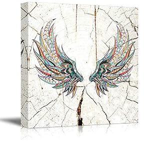 Square Abstract Colorful Wingson Vintage Wood Effect Background