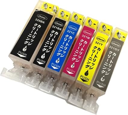 Amazon 洗浄 カートリッジ キャノン i 3 i 321 6色セット プリンター 目詰まり インク 出ない 解消 強力 クリーニング液 Canon プリンターインク インク王国 インクカートリッジ 通販