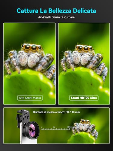 Apexel Macro Lens for Smartphone,100mm Macro Lens for iPhone,Samsung Galaxy,Huawei and Most Smartphones