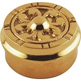 Flush Decorative End Cap - Polished Brass - 2