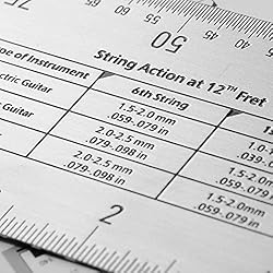 String Action Gauge Ruler, Guitar Height Gauge Set