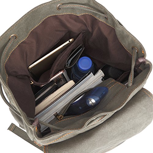 bluboon canvas vintage backpack