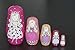 NY 5pcs Cute and Funny Wooden Fairy Stacking Toys/Russian Nesting Dolls/Matryoshka Gifts for Kids