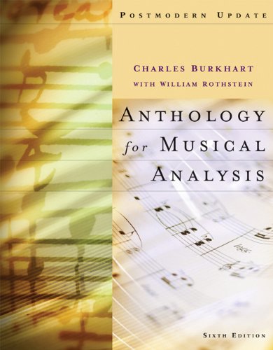 Anthology For Musical Analysis:Updated