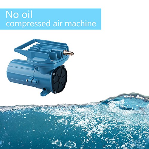 HEALiNK DC 12V 68LPM/Min 1078GPH 35W Aquarium Air Pumps Compressor Aerator for Aquaculture Fish Pond
