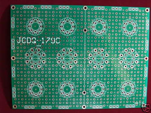 FidgetFidget Universal prototyping PCB for Tube amplifiers Type IV