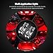 Antline 194 168 2825 T10 W5W Error Free LED Bulb Red, Super Bright 300 Lumens 10-SMD 5730 Chipset LED Bulbs for Interior Dome Map Door Courtesy License Plate Lights, Pack of 10