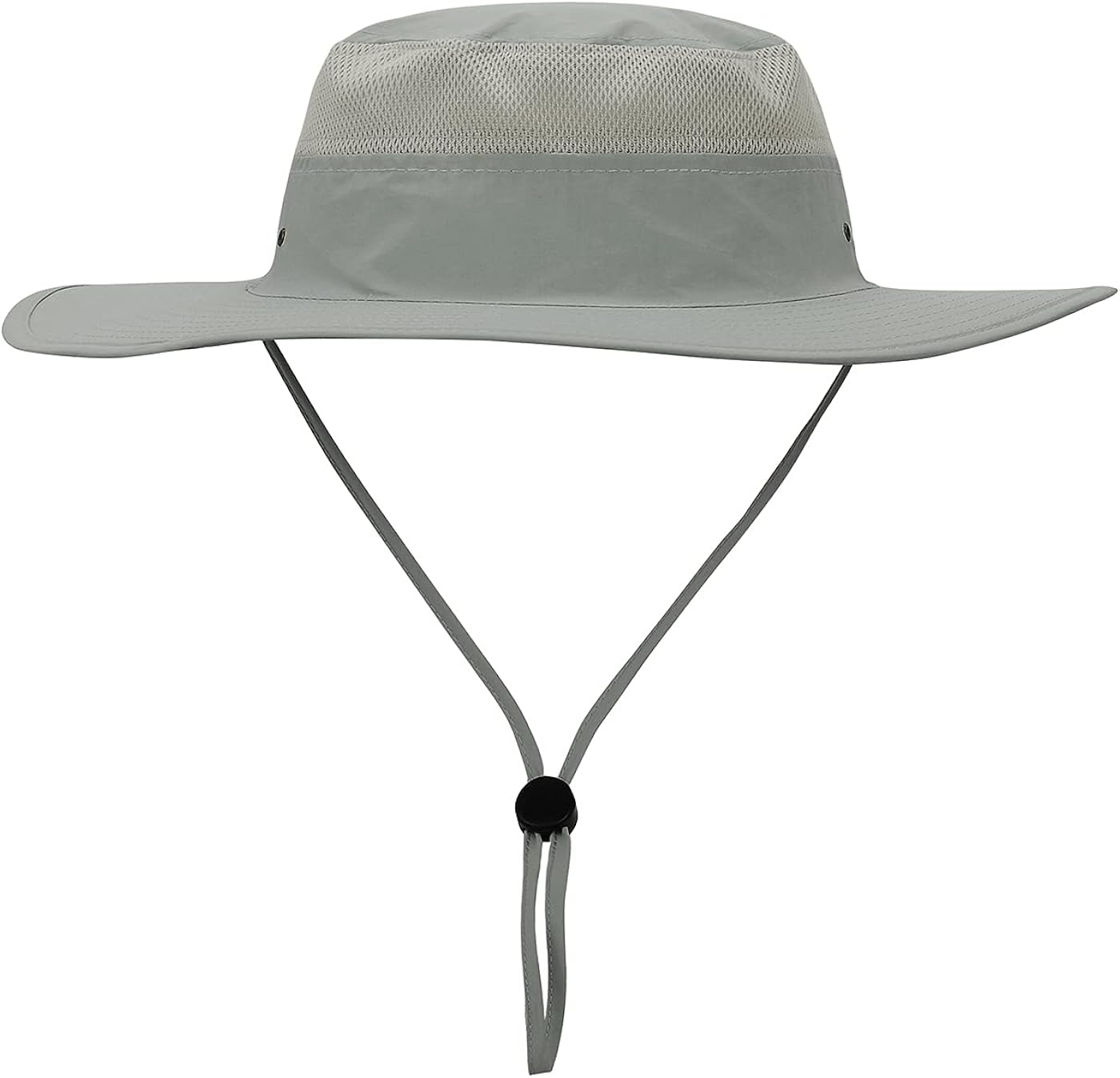 Fishing Hats for Men Women Wide Brim Mens Summer Sun Hats Bucket Boonie Cap Outdoor Stone Grey: Clothing