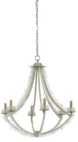 Currey And Company 9000 0209 Saltwater Six Light Chandelier