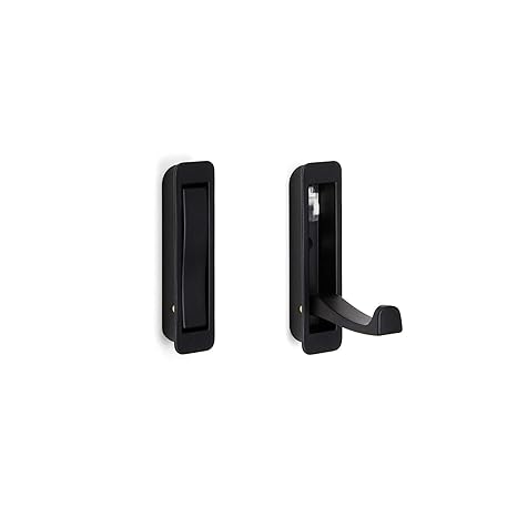 Modern Wandpaneel-Kleiderhaken Foldable Garderoben-Haken Black Fold up