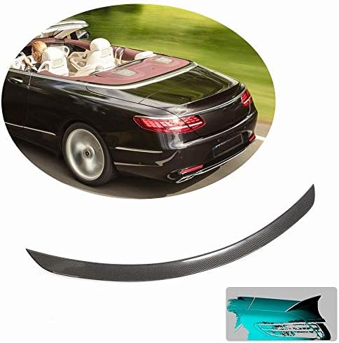 トランクスポイラー合うメルセデスベンツsクラスa217 S550 S560 S650 S63 S65 Amgコンバーチブル16 18リアルカーボンファイバーcfリアブーツリッドハイキックスポイラーネタバレ