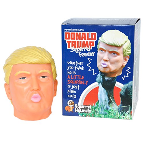 Donald Trump Squirrel Feeder, Keep Squirrels Away from the Bird Feeder and Entertaining You Instead