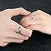 Fate Love Jewelry Stainless Steel His Queen & Her King Wedding Couple Ring Band Matching Set, Love Gift