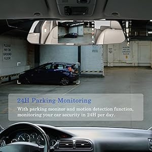 【2022 Nuova Versione】 CHORTAU Telecamera per Auto da 4,8 pollici Touchscreen Full HD 1080P Grandangolare, Telecamera… - immagine 7