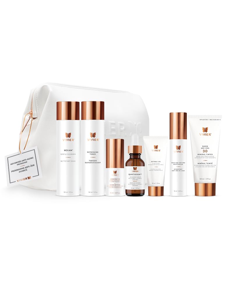Vivier - Advanced Anti-Aging Program for Face: Complete Skincare Routine for Mature Skin