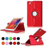 PT Ultra Slim Lightweight Smart-Shell Rotating Leather Stand Protective Cover Case For Samsung Galaxy Tab Pro 8.4