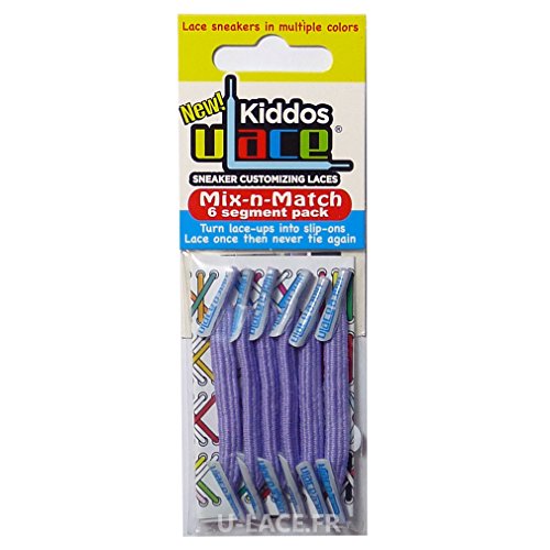 U-LaceKiddos - Elastic Laces - Lavender - Mix-N-Match Pack