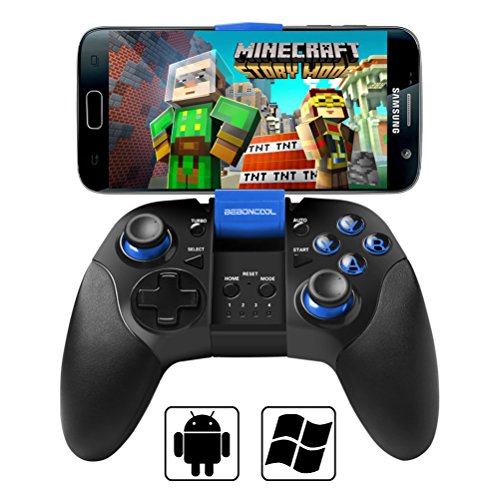 Android Bluetooth Phone Controller, BEBONCOOL Bluetooth Game Controller, Bluetooth Gamepad (For Android Phone / Tablet / TV Box / Samsung Gear VR / Emulator) Gear VR Controller Gamepad