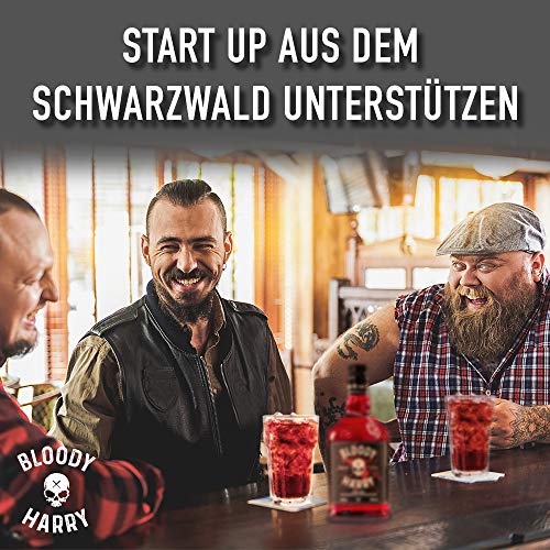 BLOODY HARRY ORIGINAL Premium Rum-Vodka Spirituose | Ideal für Cocktails & Longdrinks| Preisgekrönte Komposition | Handveredelt im Schwarzwald | 43% vol.| 0,7 Liter – Bild 6