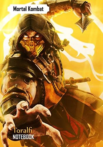 Notebook: Mortal Kombat Medium College Ruled Notebook 129 pages Lined 7 x 10 in (17.78 x 25.4 cm) Paperback – 4 Mar 2019