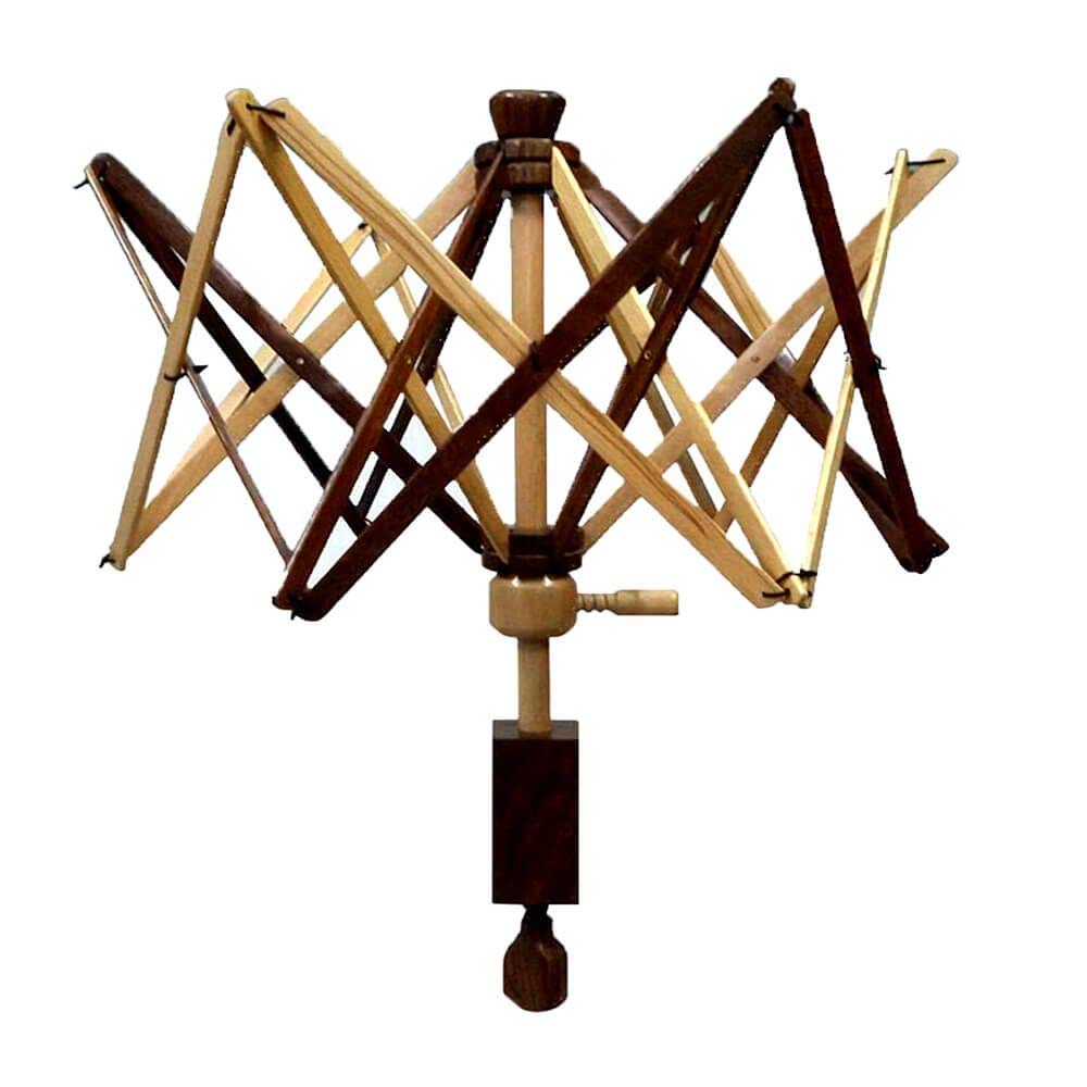 Scheepjes Umbrella Swift Hank of Yarn Wool Winder Natural Beechwood