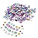 Outus 500 Pieces 5 to 8 mm Acrylic Craft Jewels Gems Gemstone Embellishments, Assorted Colors