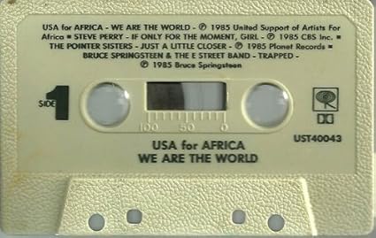 Steve Perry Bruce Springsteen Usa For Africa We Are The World Amazon Com Music