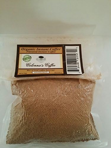 Hazelnut 4.35 oz Refillable organic instant coffee pouch