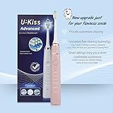 U-Kiss Sonic Electric Toothbrush Rechargeable 5 Series Brushing Modes for Gum Care Dental Health Waterproof IPX7 Built-in Timer (Pink)