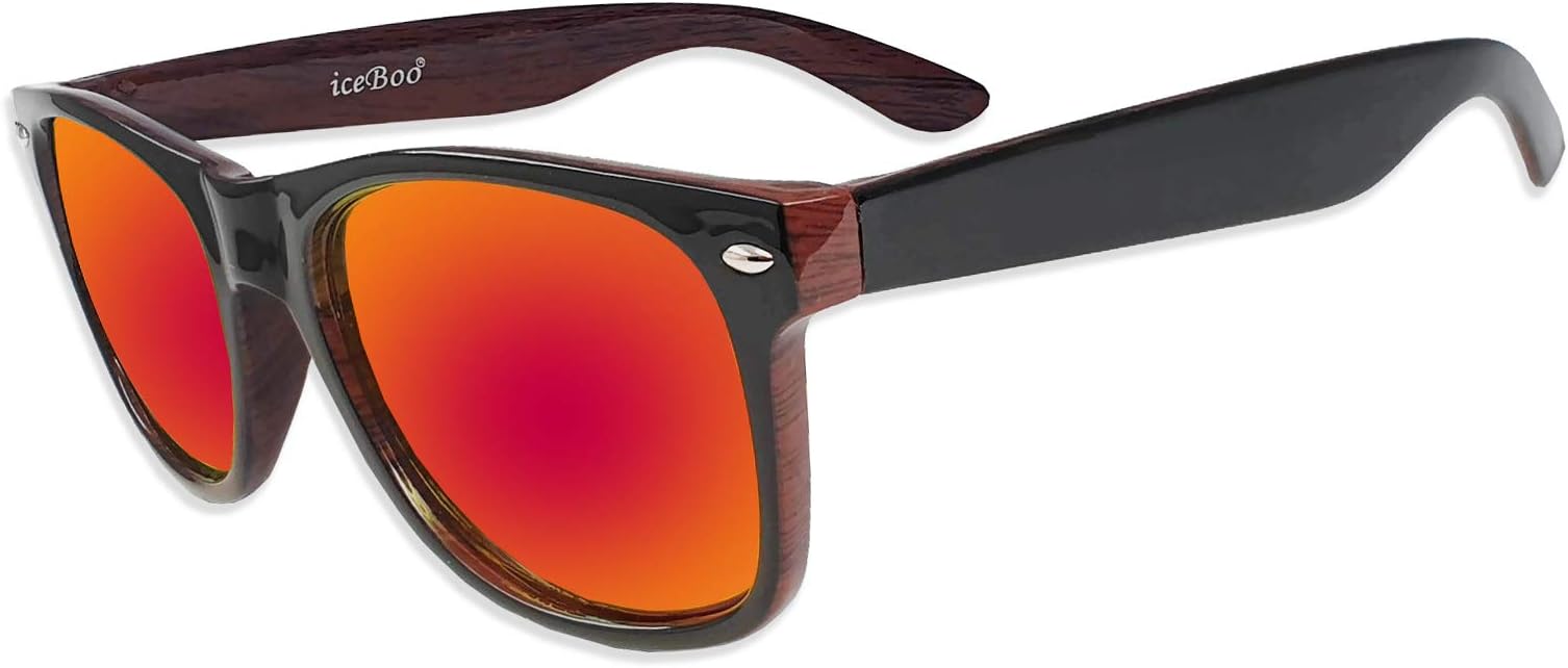 iceBoo® Sunglasses Mens Womens lightweight Plastic frame vintage style unisex classic
