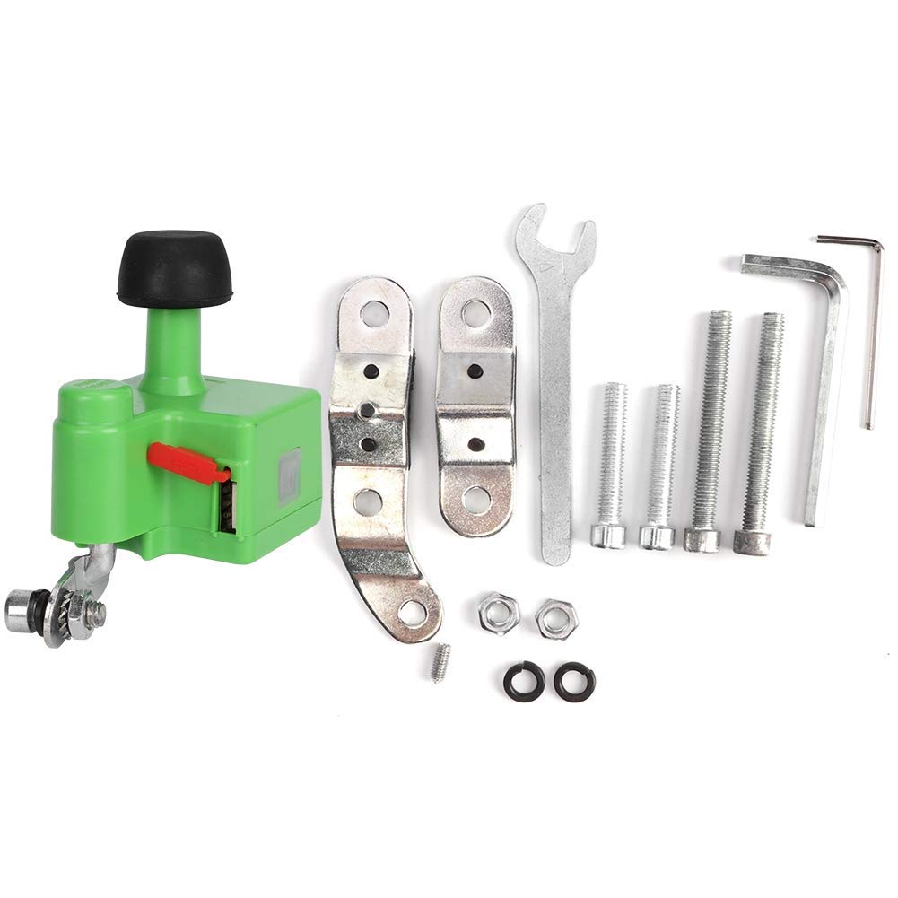 SPYMINNPOO Bicycle Dynamo Generator, Mobile Phone Charging Compact Mountain Bike Electric Bicycle Generator Night Equipment for Riding